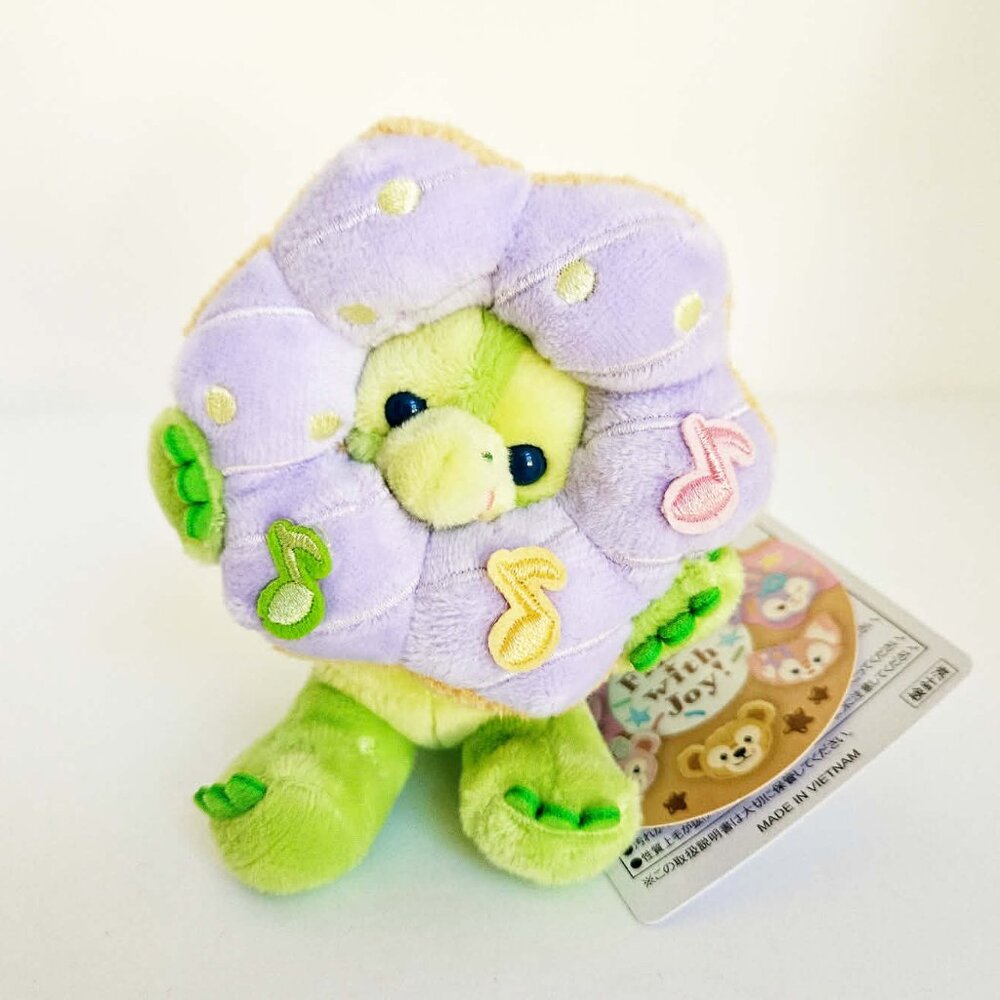 *TOKYO JAPAN* DisneySEA - OLuMeL Turtle Donut Keychain - 20th Anniversary - NEW!